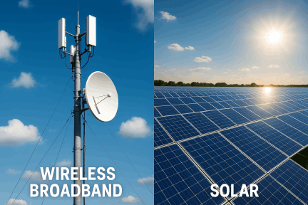 WIRELESS, INTERNET, SOLAR & UTILITIES